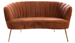 Sofa & Stole, velour